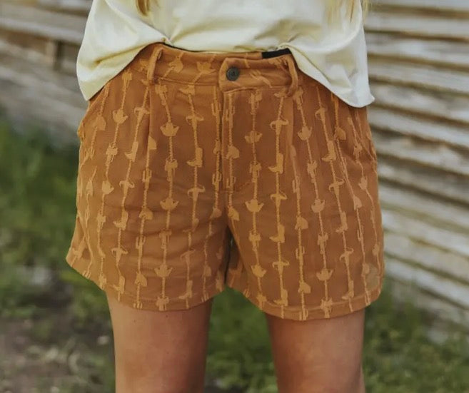 Saddle Bum Shorts - Saddle