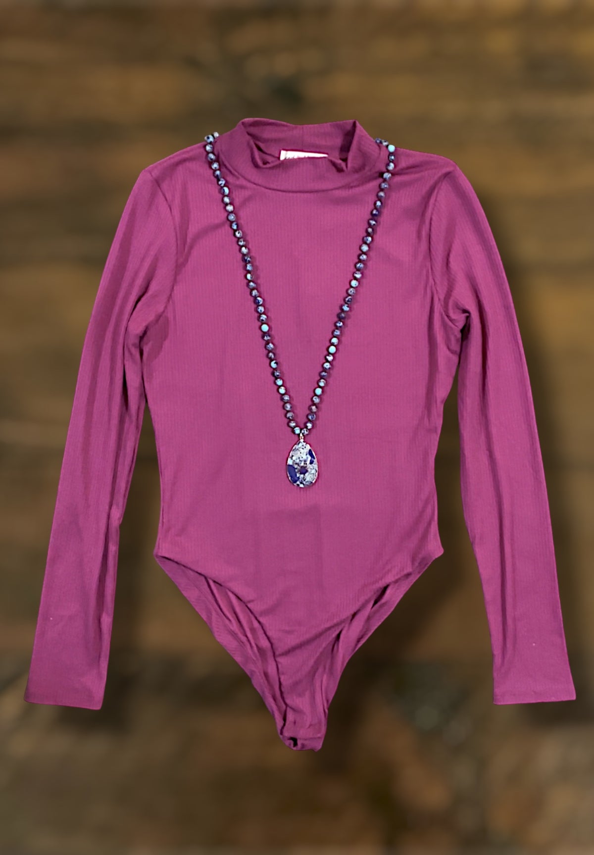 Plum Double Layered Bodysuit