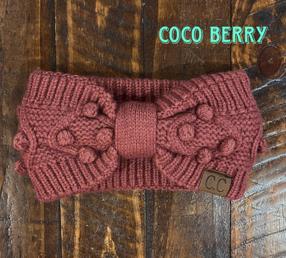 C.C Bobble Knit Headbands