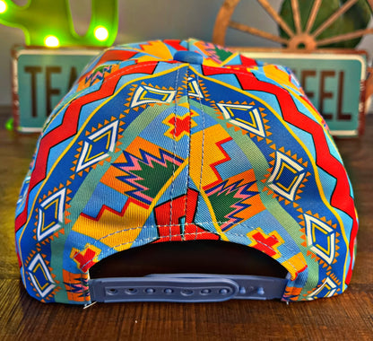 90s Retro Aztec Printed Grandpa Hats