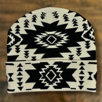 Aztec Print Beanies
