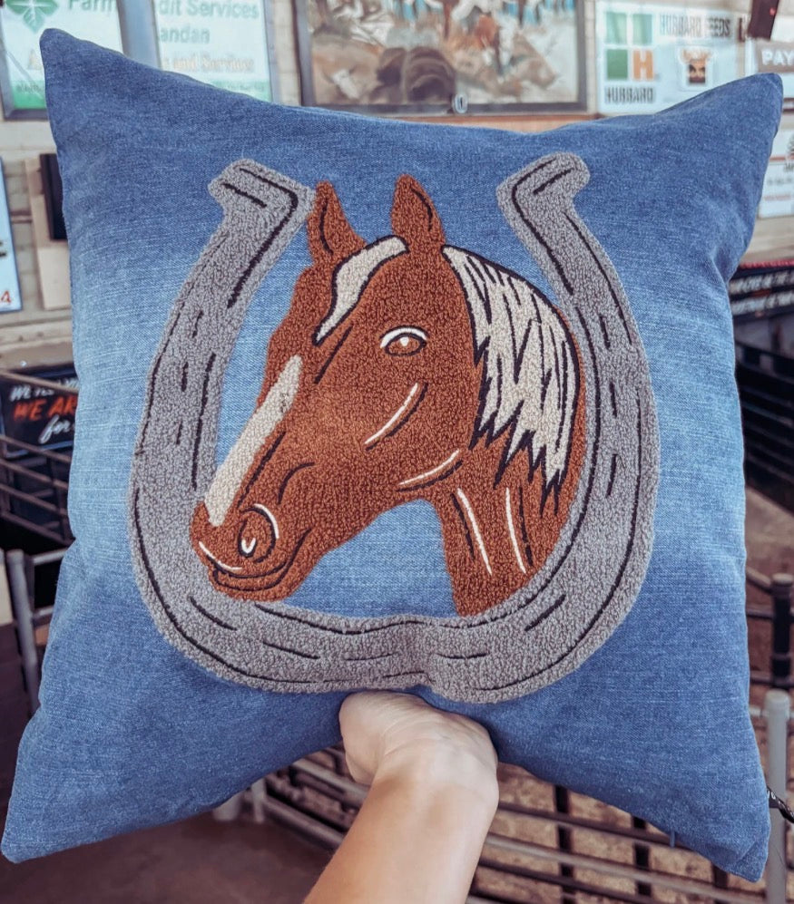 Horse Pillow Cover