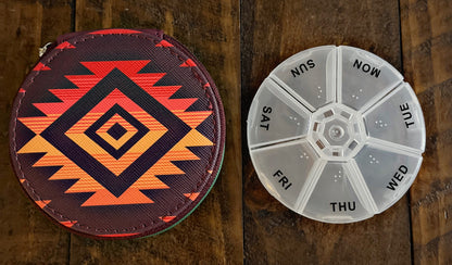 Southwest Print Pill Organizers