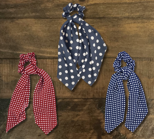 Polka Dot Scrunchies