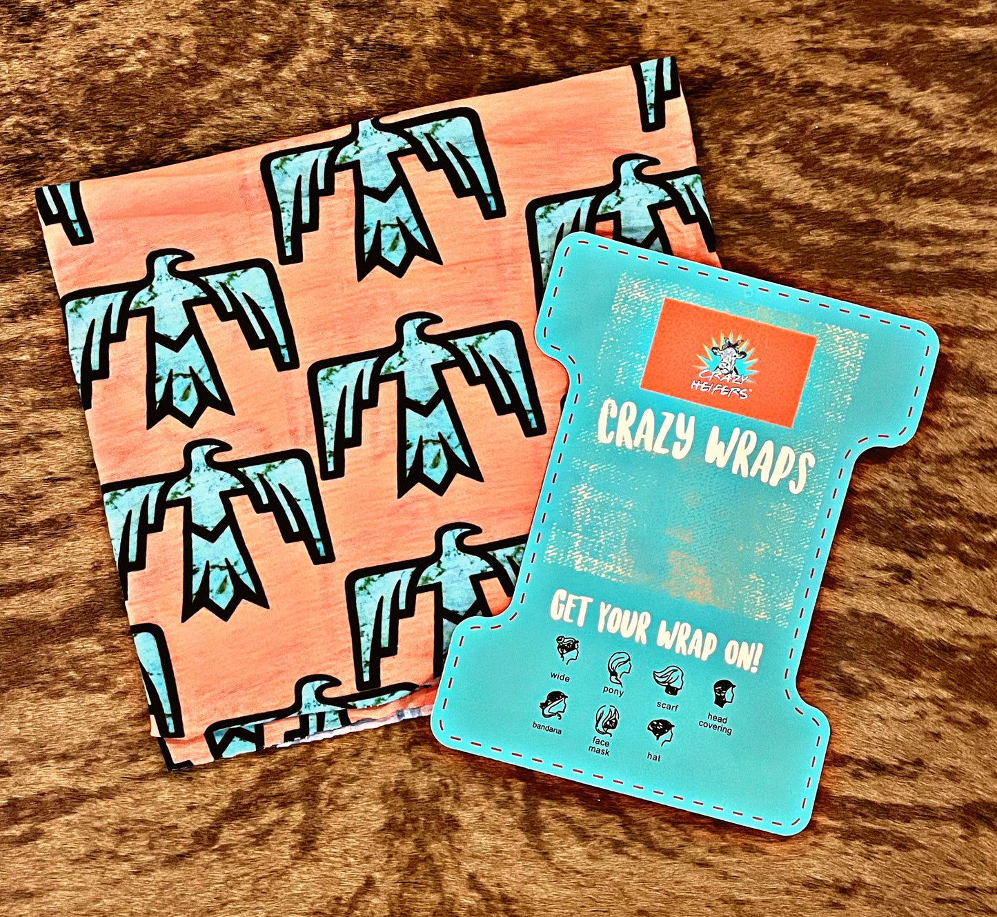 Western Print Crazy Wraps