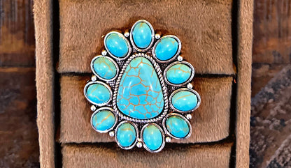 Western Cuff Band Adjustable Rings