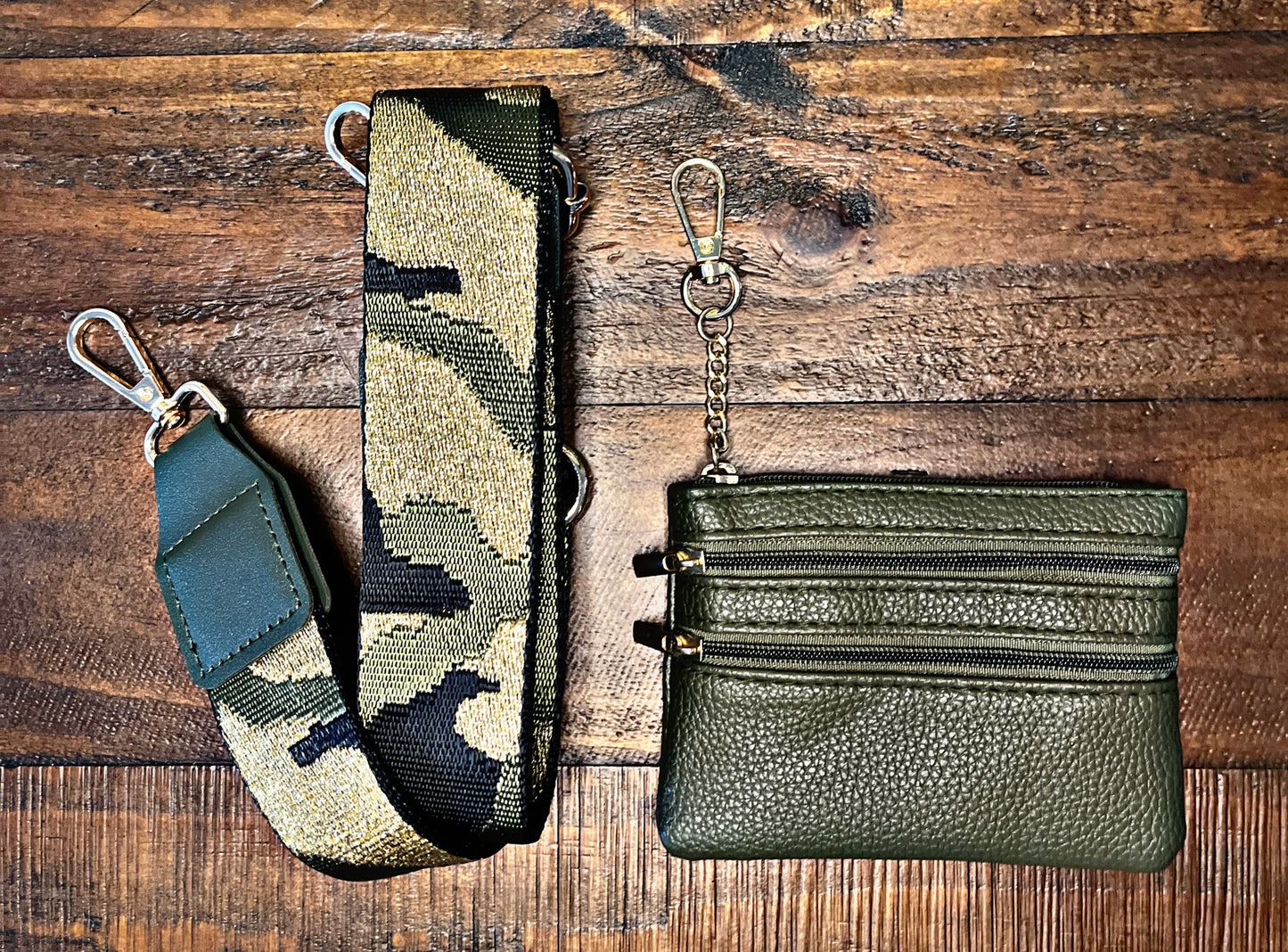 Cell Phone Crossbody Straps with Detachable Wristlet