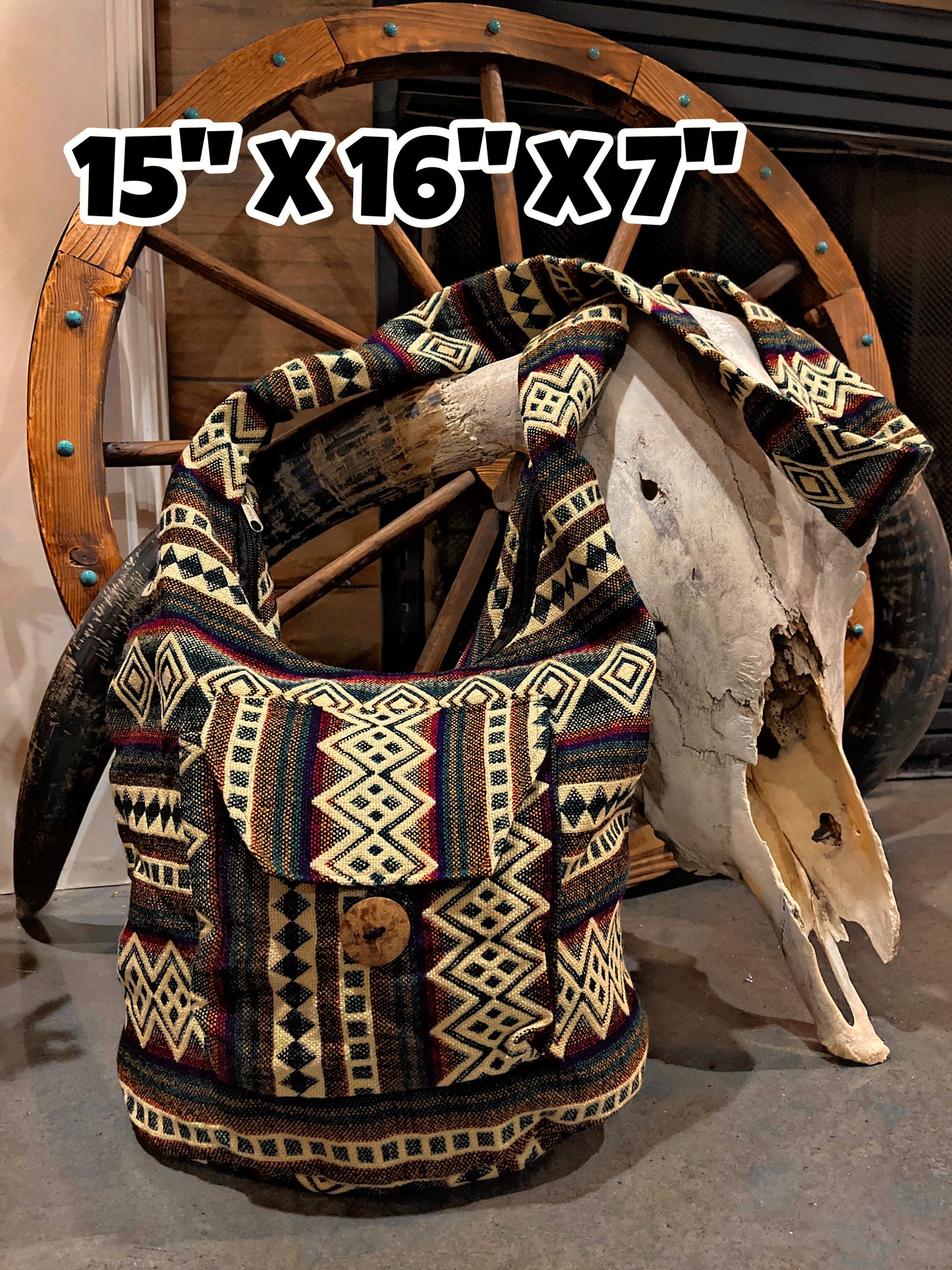 Southwest Print Crossbody Hobo Messenger Purses