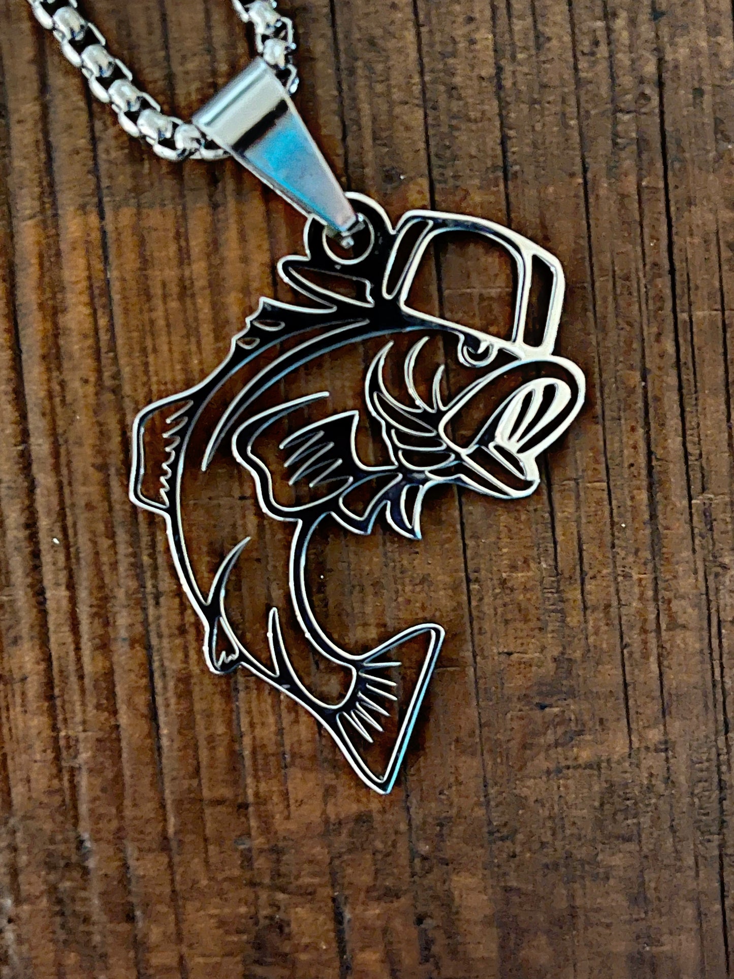 Stainless Steel Bass Necklace