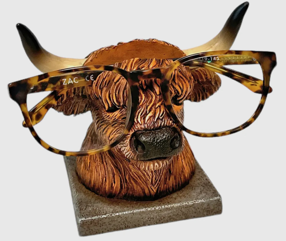 Highland Cow Glasses Holder