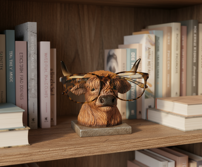 Highland Cow Glasses Holder