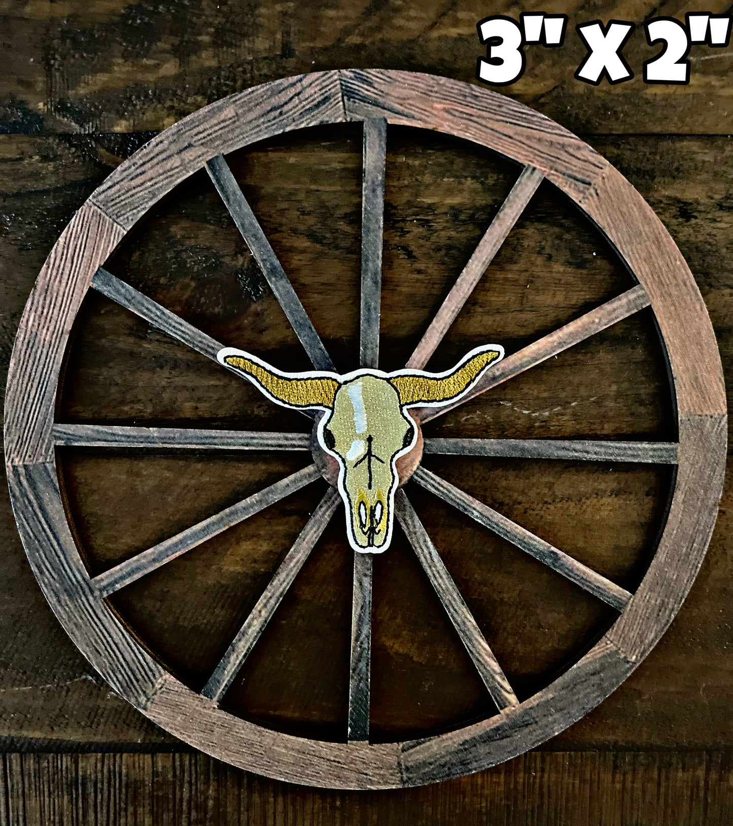 Western Themed Iron On Patches