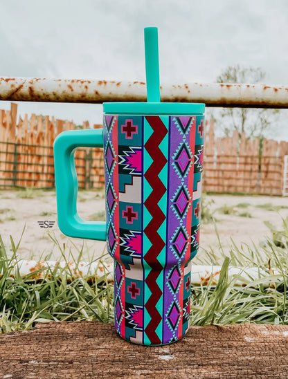 Kids 24 oz Western Tumbler