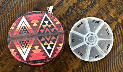 Southwest Print Pill Organizers