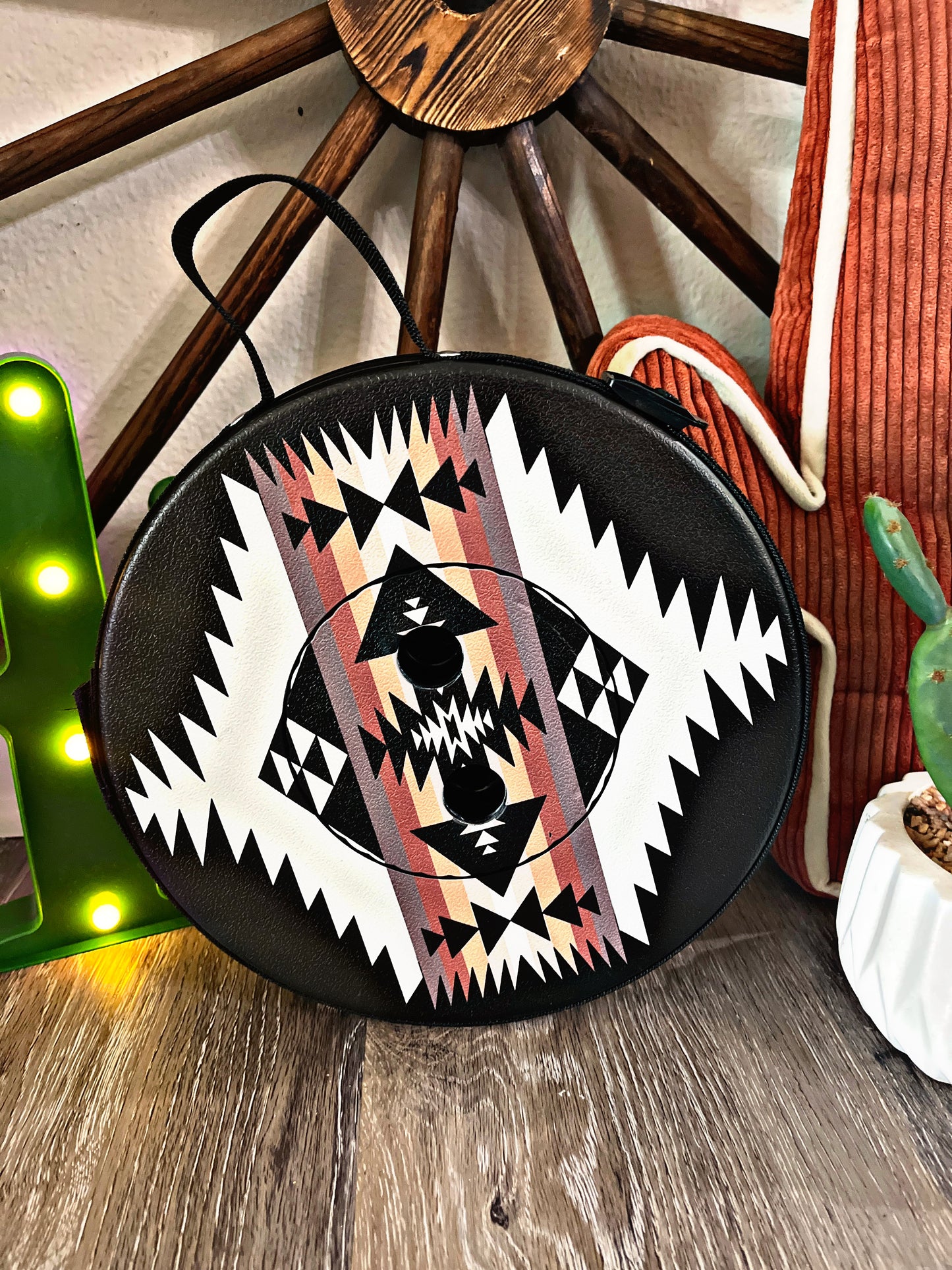 Southwest Print Collapsible Travel Stool