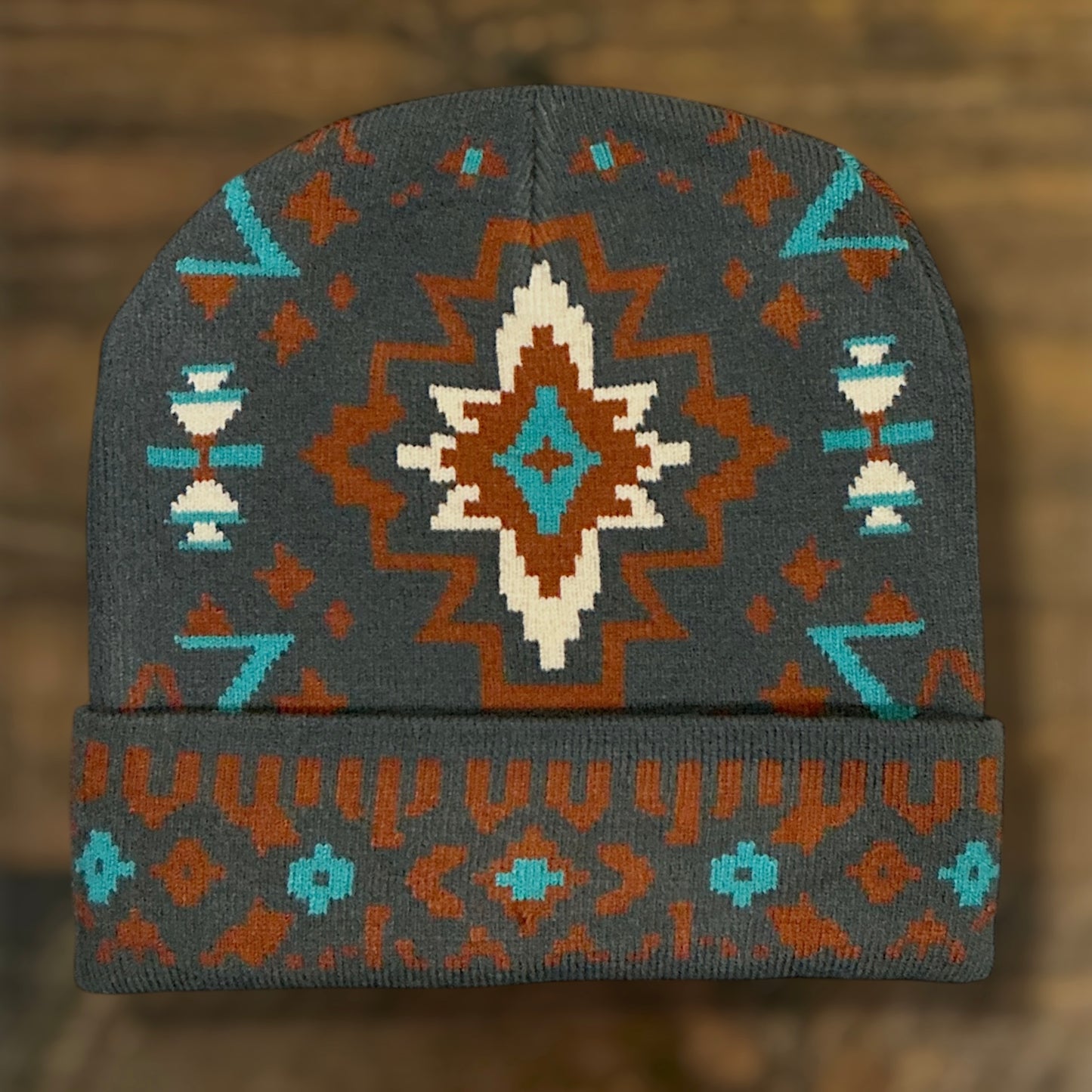 Aztec Print Beanies