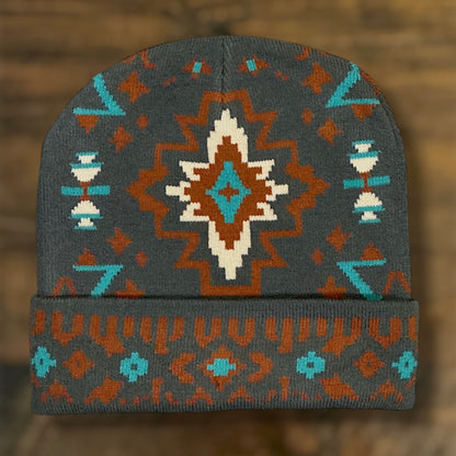 Aztec Print Beanies
