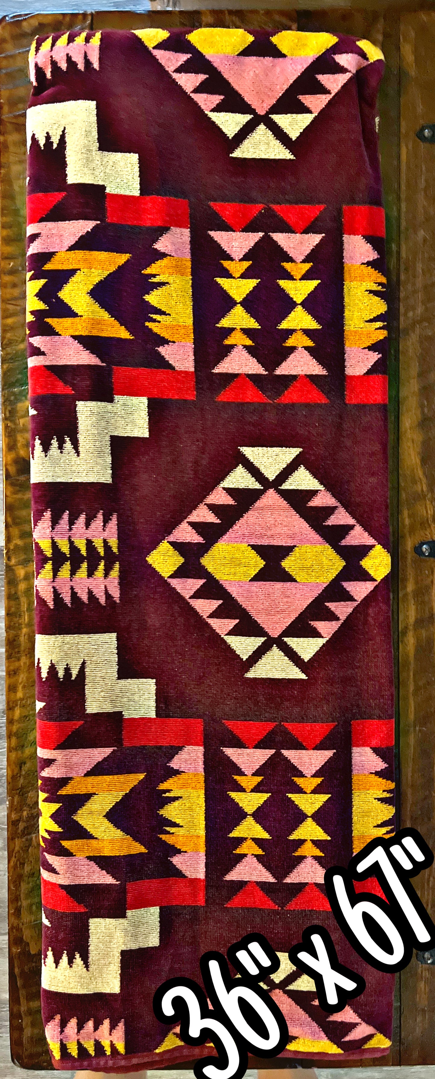 100% Cotton Southwest Print Towels