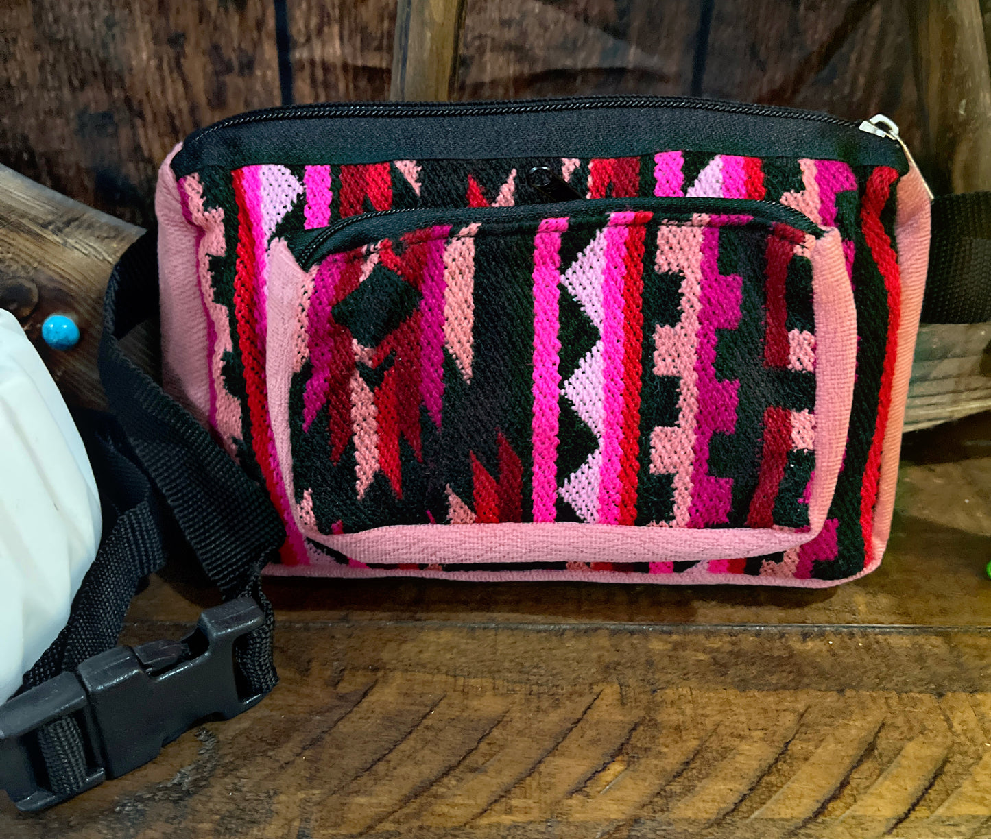 Pink Southwest Fanny Pack/Crossbody Bag