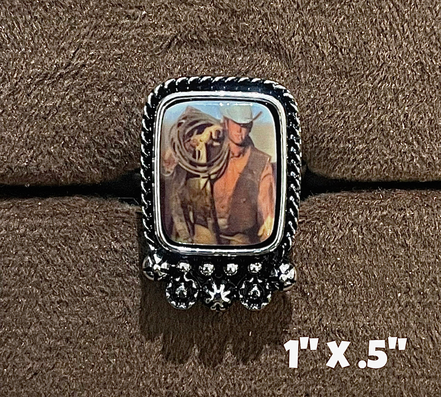 Western Cuff Band Adjustable Rings