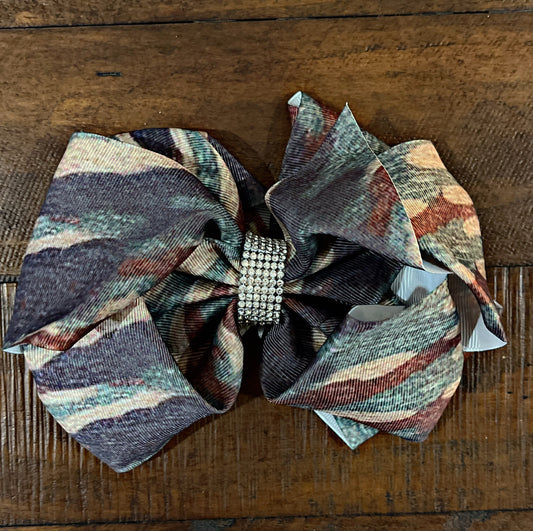 Camo Hair Bow