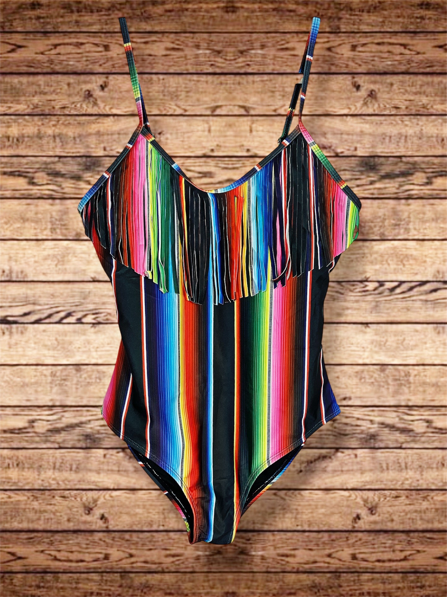 Serape Fringe Swimsuit