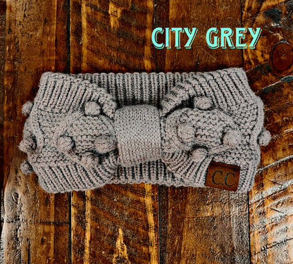 C.C Bobble Knit Headbands