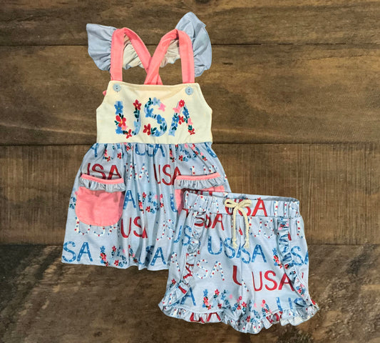 USA Tunic and Short Set