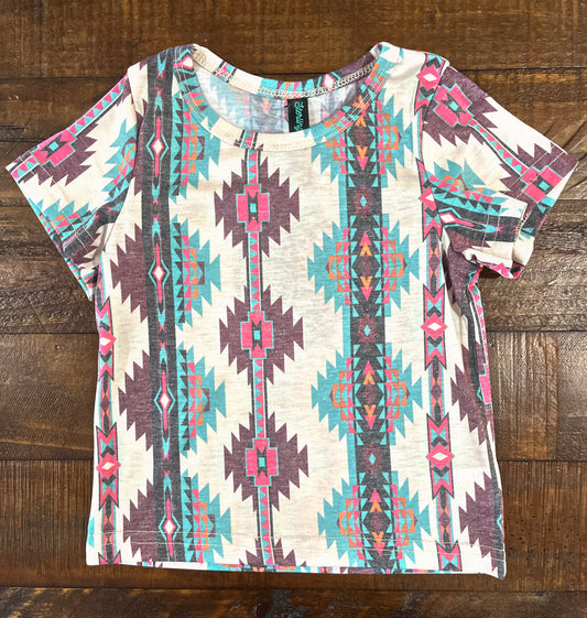 Little Girls Aztec Top