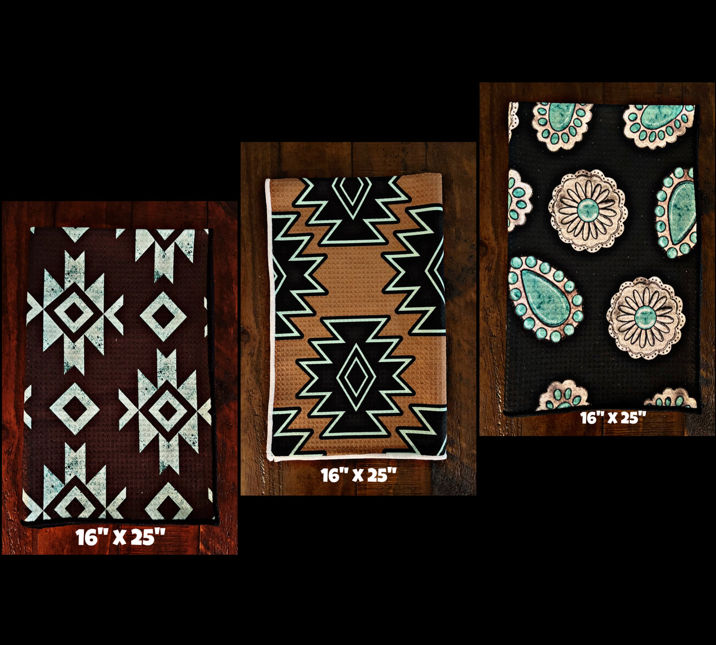 Western Print Hand Towels