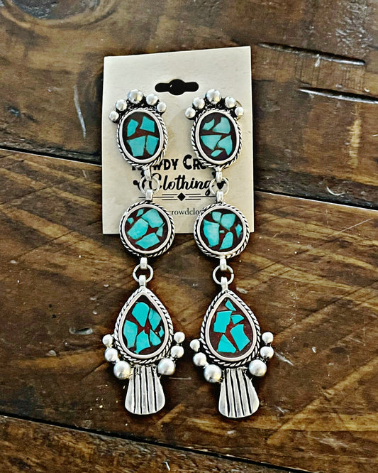 Turquoise Dangle Earrings