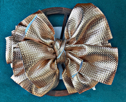 Little Girls Metallic Tassel Headbands