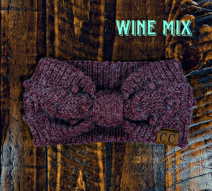 C.C Bobble Knit Headbands
