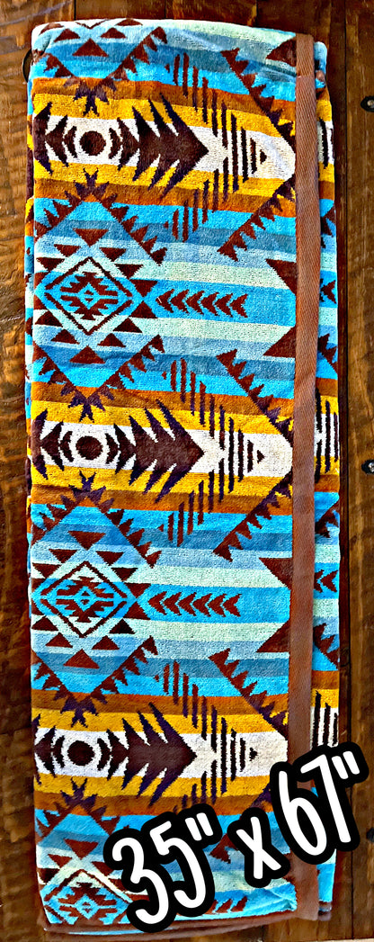 100% Cotton Southwest Print Towels