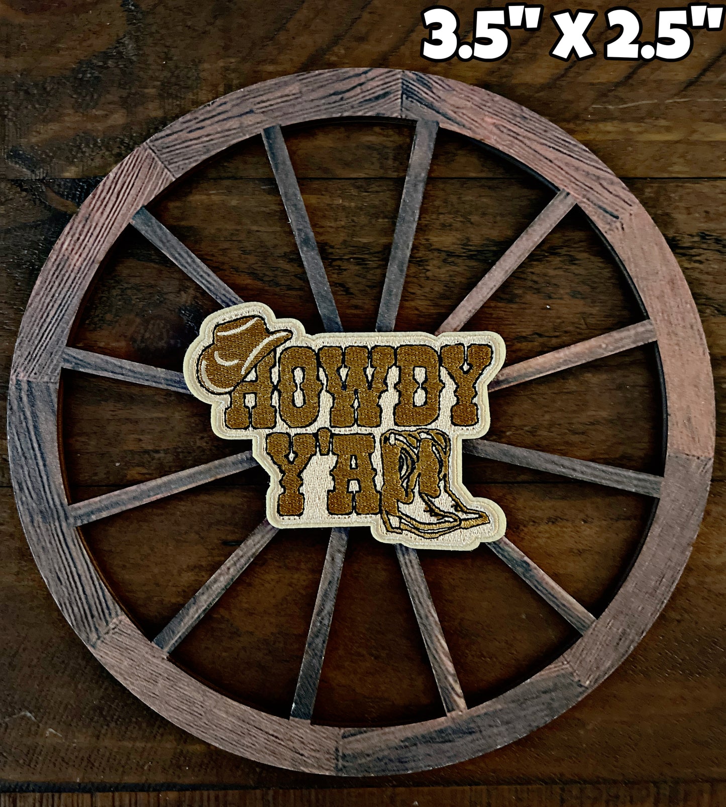 Western Themed Iron On Patches