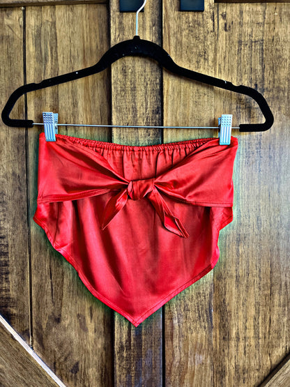 Satin Bandana Tops