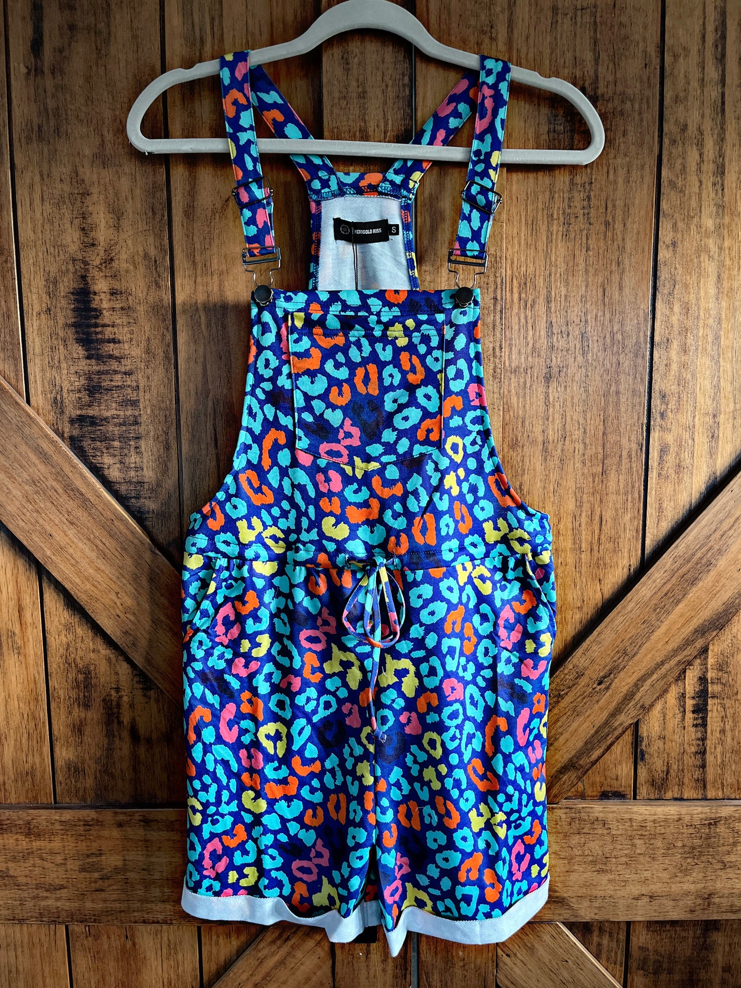 Colorful Leopard Overalls