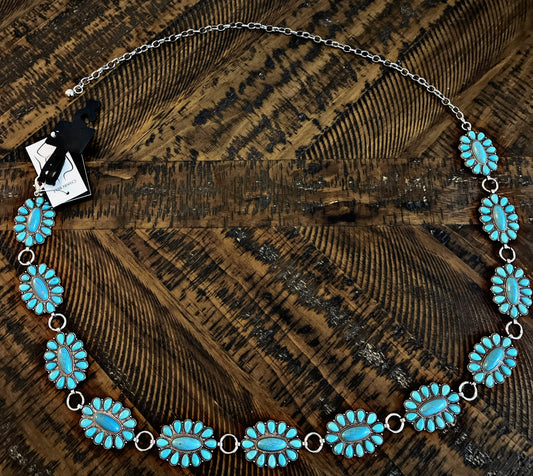 Turquoise Chain Belt