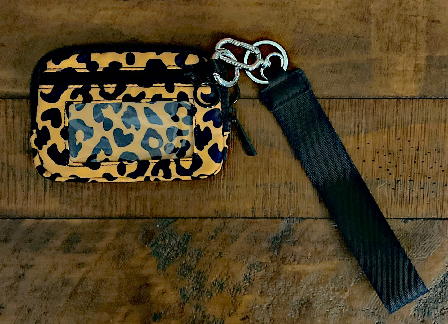Leopard Wristlet/Keychain