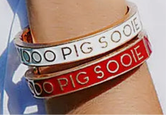 Razorback “Woo Pig Sooie” Bangle Bracelet