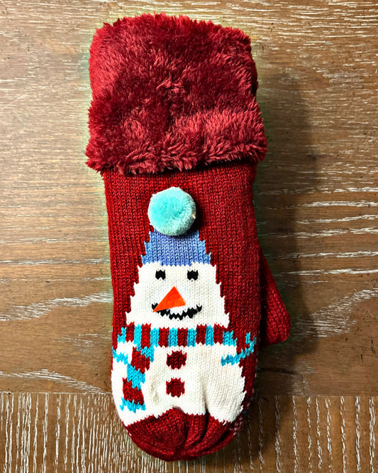 Snowman Mittens