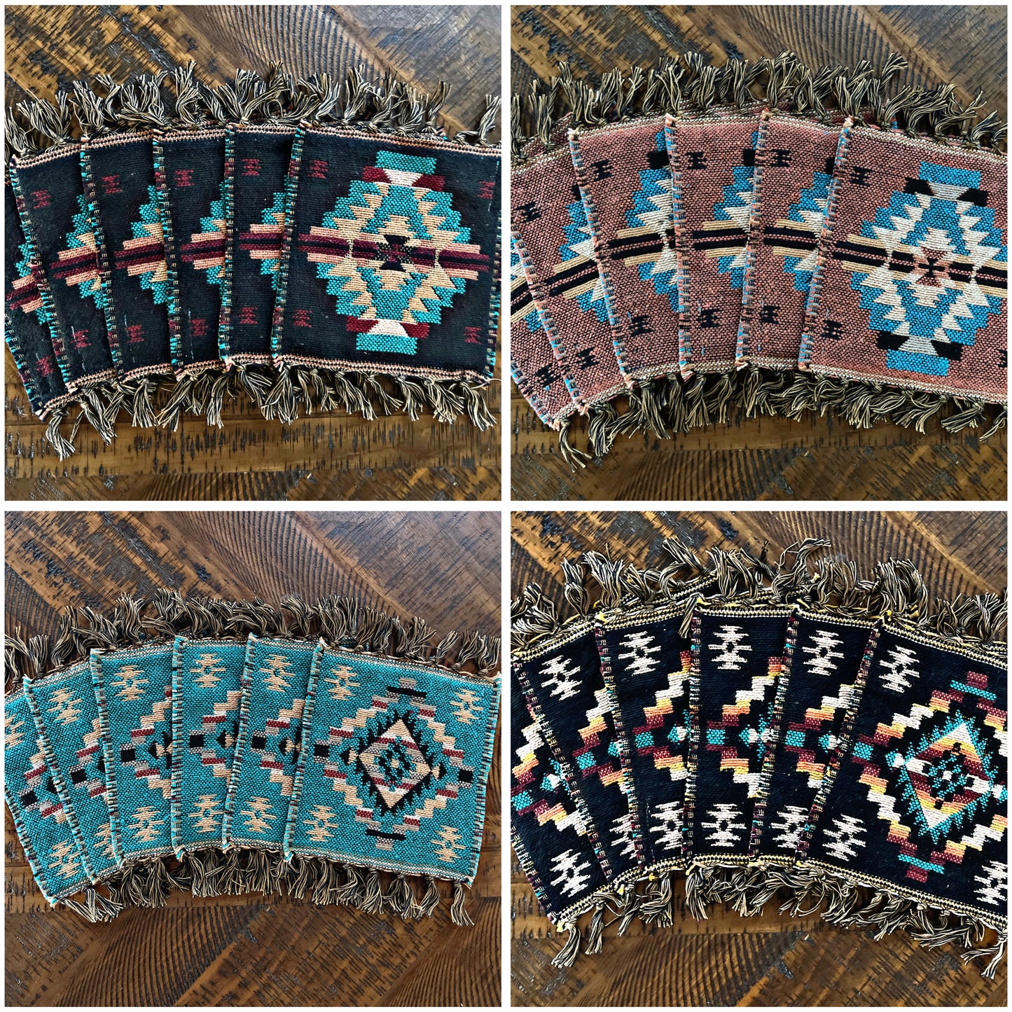 Set of 6 Southwest Coasters