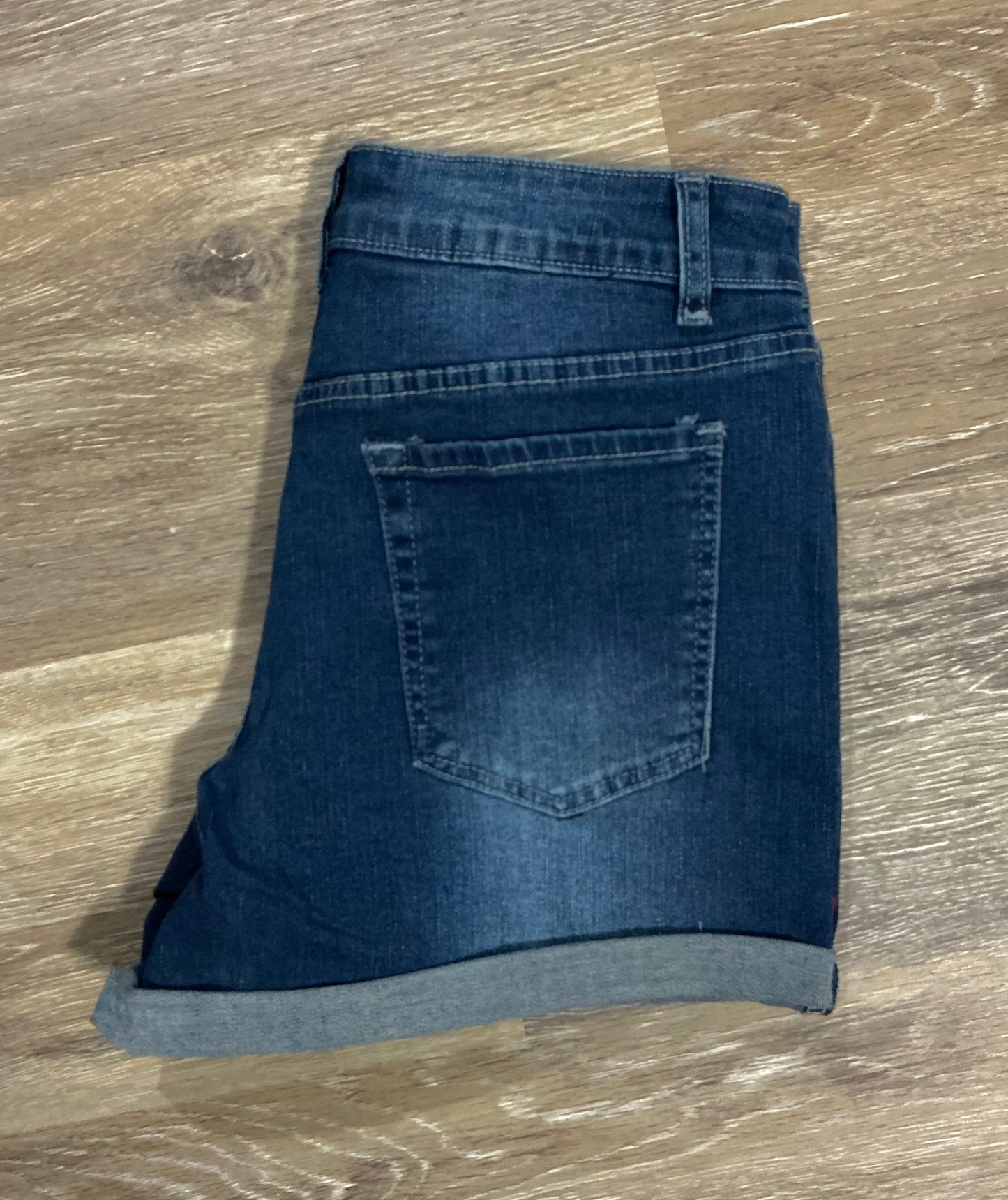 Denim Patched Shorts - Aztec/Animal
