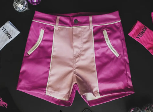 Camino Cowboy Shorts - Pink