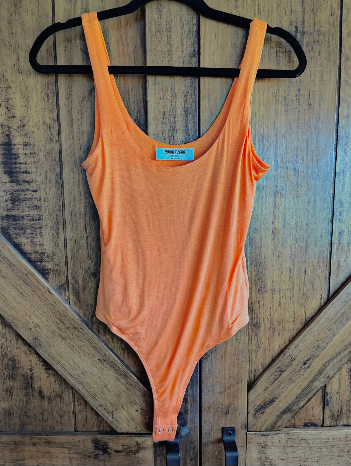 Double Layered Orange Bodysuit