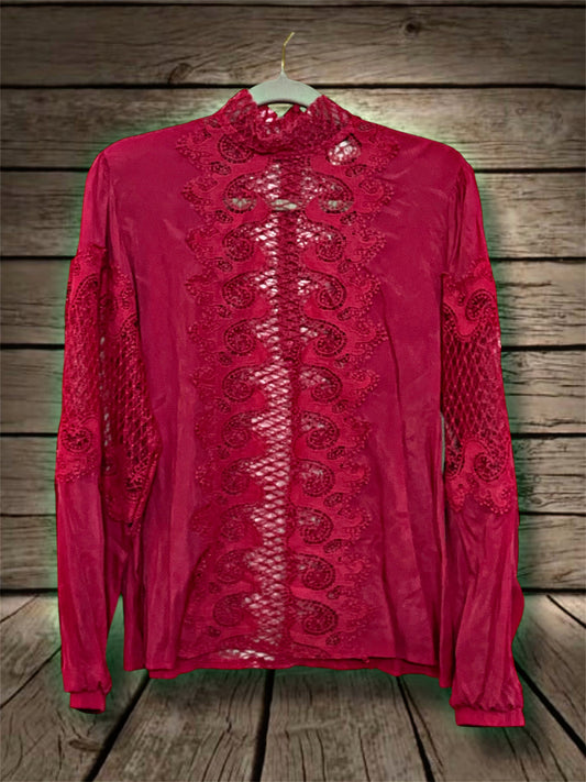 Pink Lace Top