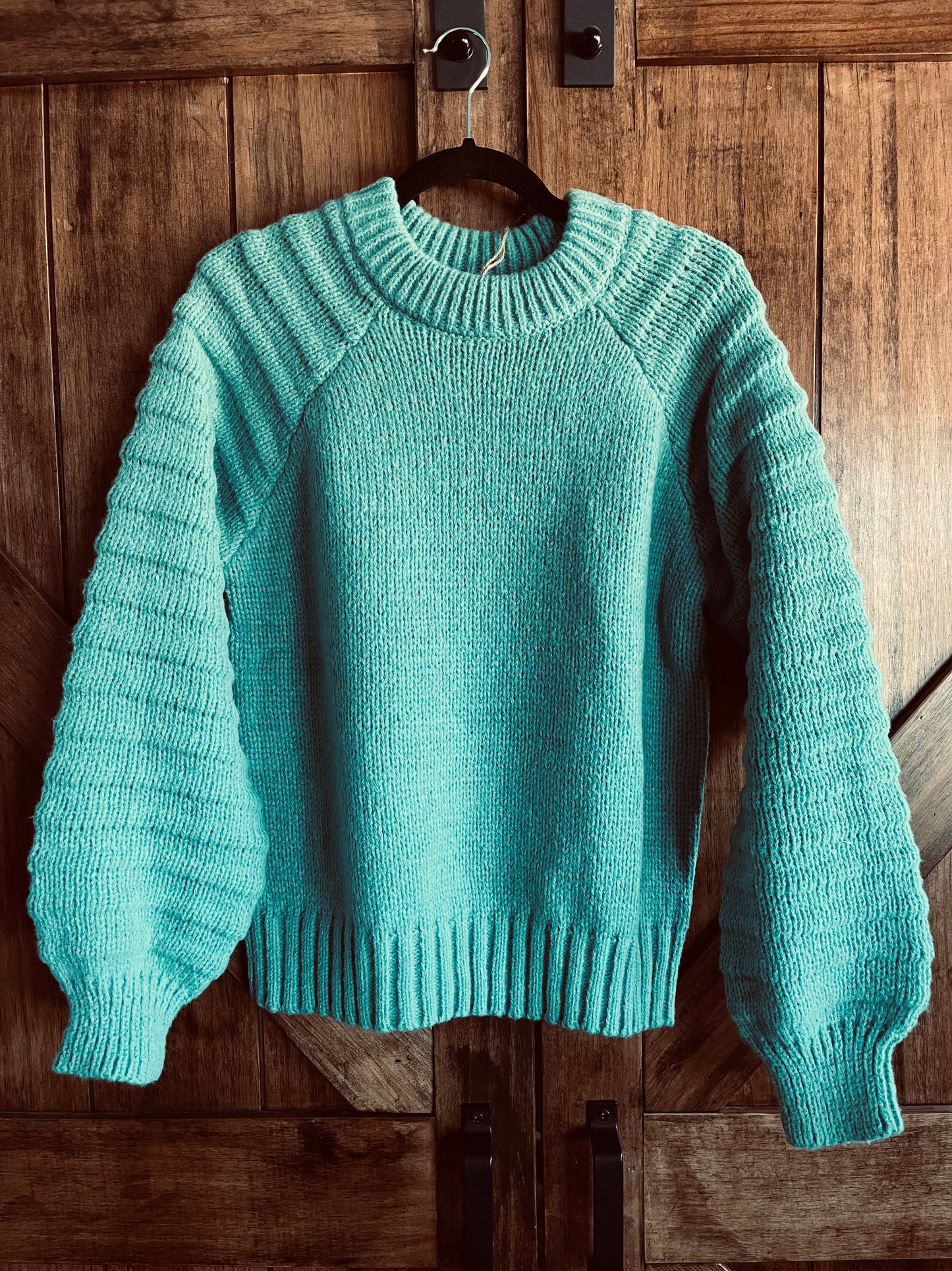 Turquoise Sweater