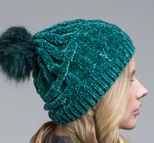 Green Soft Beanie