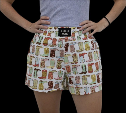 Boot Print Boxer Shorts