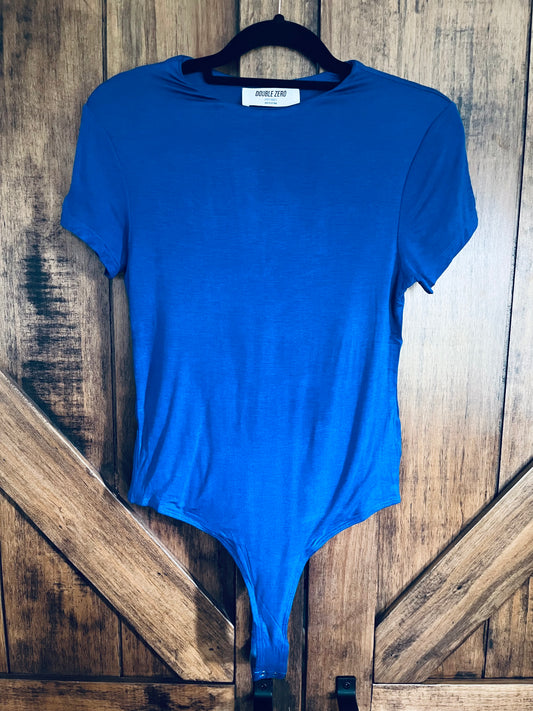 Royal Blue Double Layer Bodysuit